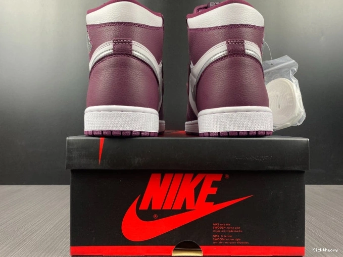 Kick Theory Air 1 555088-611 Bordeaux High Jordan OG 0629